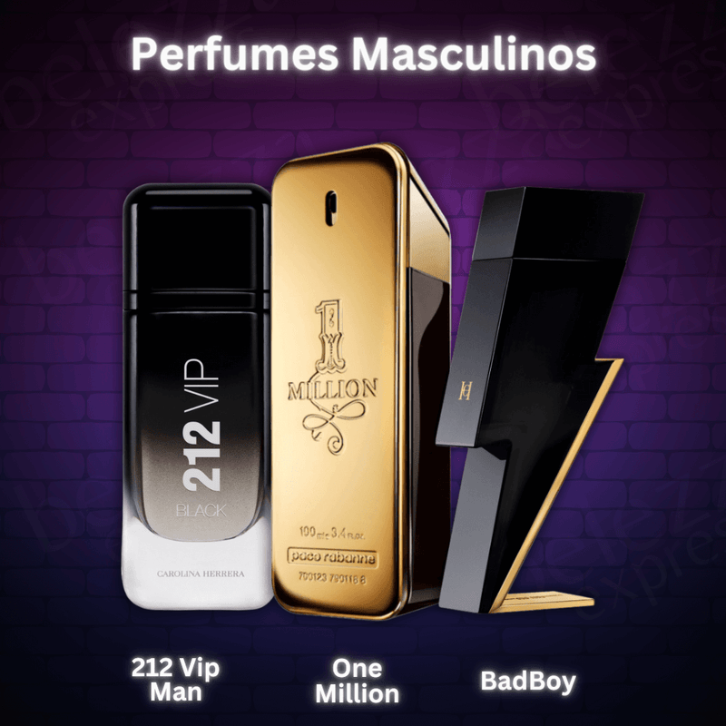 Kit 3 Perfumes Importados - Promoção Namorados [100ml cada]